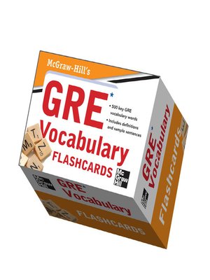 cover image of McGraw-Hill's GRE Vocabulary Flashcards